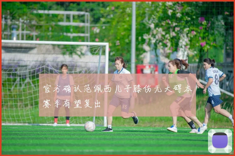 官方确认范佩西儿子膝伤无大碍本赛季有望复出